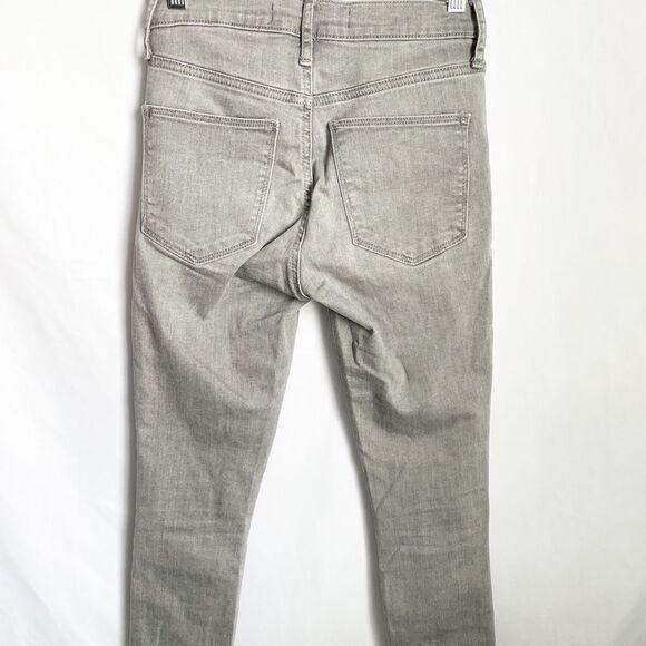Gap Grey True Skinny Super High Waist Cropped 25P - Picture 4 of 5